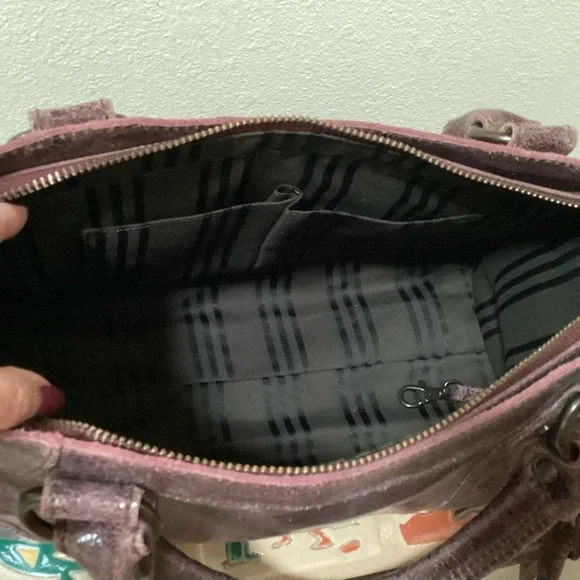 RARE Frye (Deborah) Studded Handbag with Wallet - Picture 11 of 16